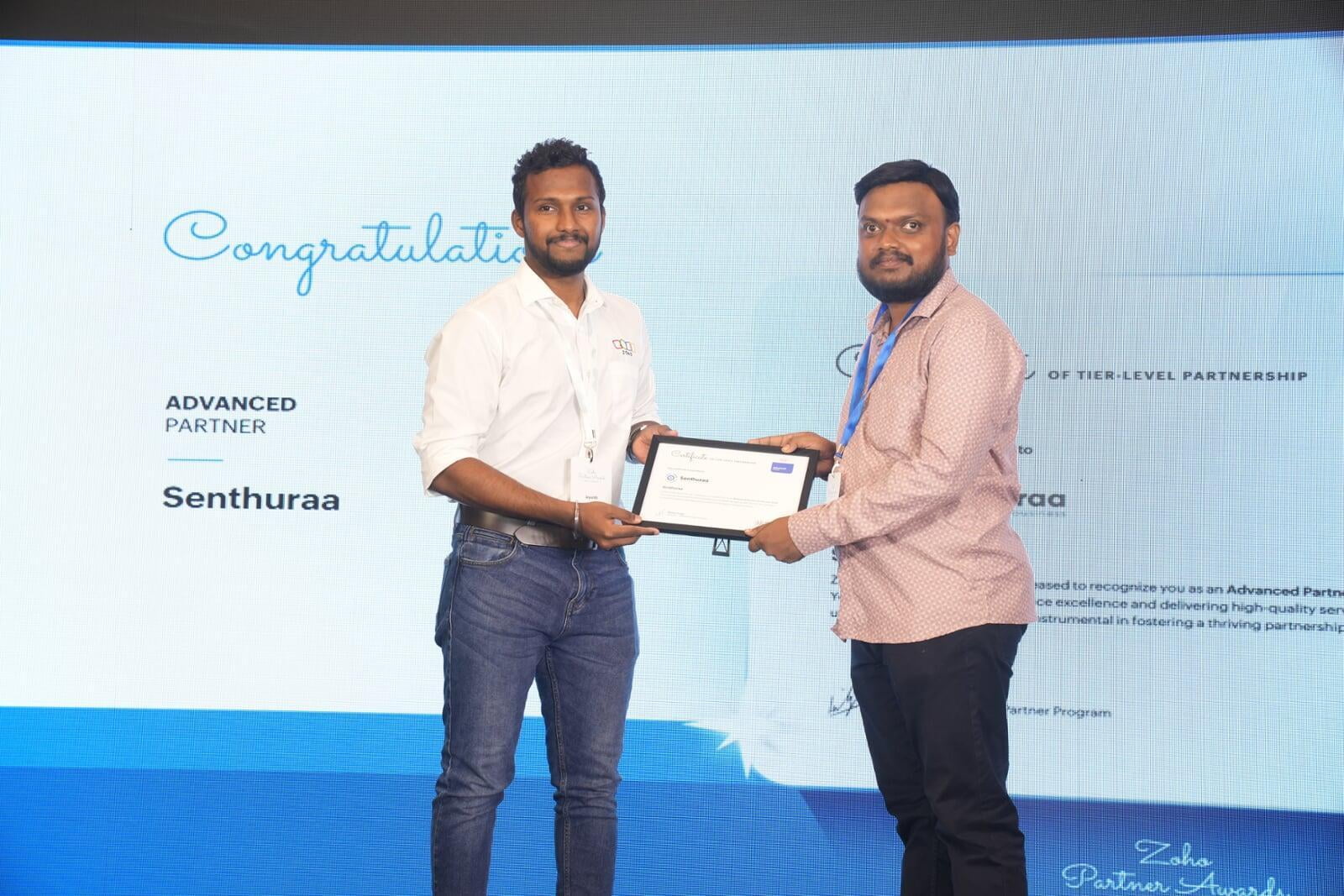 Celebrating Excellence: Zoho Partner Awards 2024 - India Region